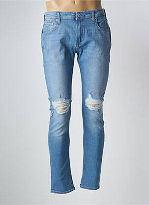 Blugi skinny albastru JACK & JONES bărbat