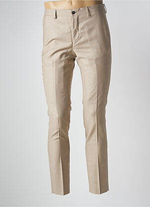Pantalon slim țesătură melanj talie înaltă bej JACK & JONES bărbat