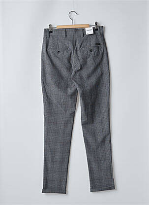 Pantalon drept țesătură melanj talie înaltă gri JACK & JONES bărbat