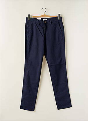 Pantalon chino elasticitate mărime normală albastru JACK & JONES bărbat