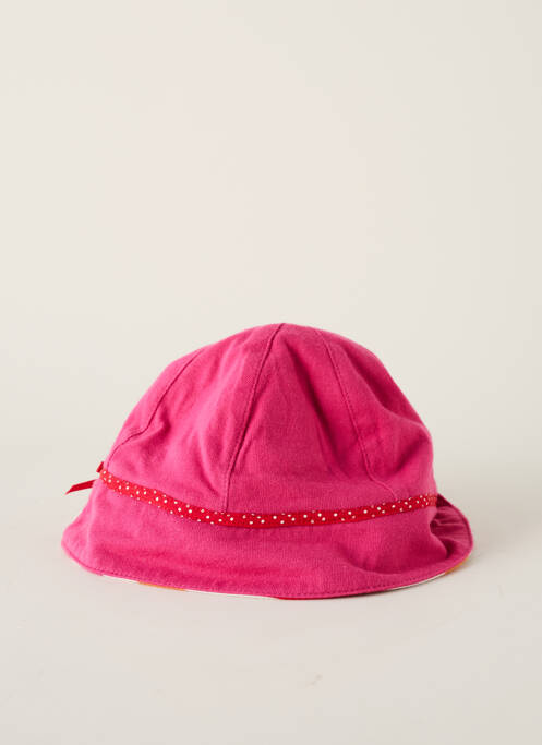 Pălărie roz ELLE EST OU LA MER fată