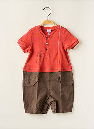 Salopetă scurtă portocaliu COUDEMAIL băiat