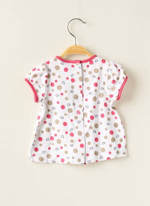 Tricou alb ELLE EST OU LA MER fată