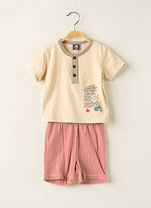 Set pantaloni bej ELLE EST OU LA MER băiat