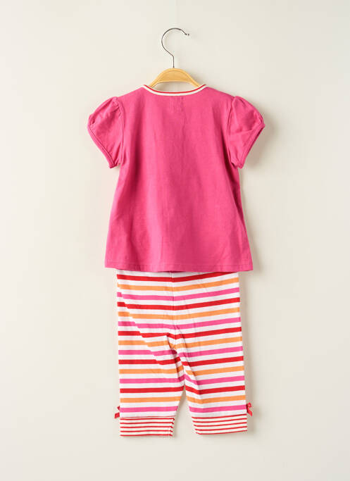 Set pantaloni roz ELLE EST OU LA MER fată