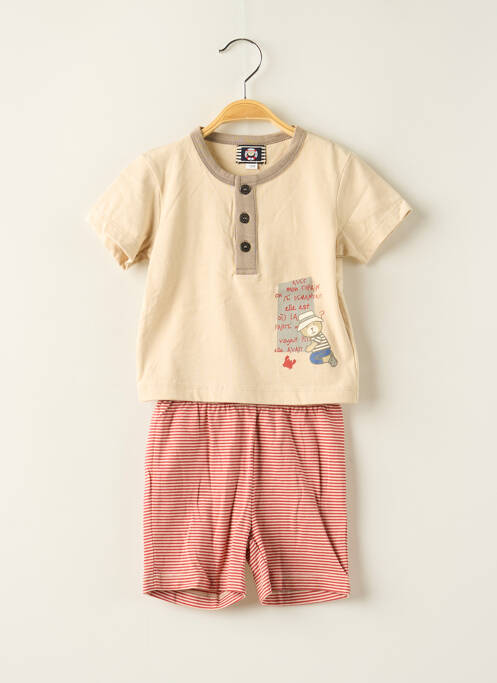 Set pantaloni bej ELLE EST OU LA MER băiat