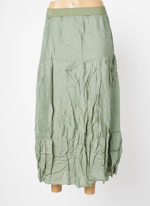 Fustă lungă verde BENOA femeie