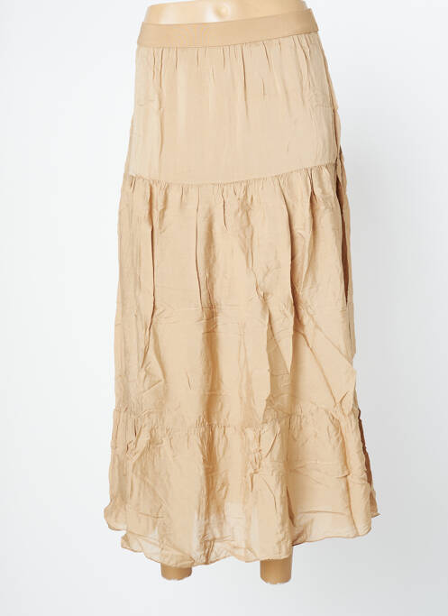 Fustă lungă maro BENOA femeie