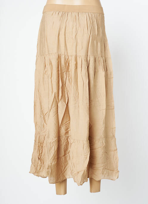 Fustă lungă maro BENOA femeie