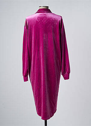Rochie midi mâneci lungi mâneci lungi roz BENOA femeie