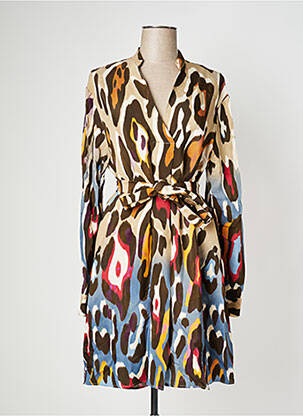 Rochie midi maro IMPERIAL femeie