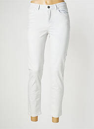 Pantalon slim elasticitate mărime normală albastru YAYA femme