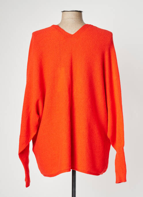 Vestă cu mâneci lungi portocaliu OUI femeie