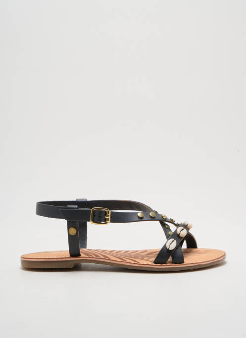 Sandale/pantofi decupați chiquet toc plat până la 3 cm negru PEPE JEANS femme