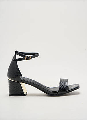 Sandale/pantofi decupați toc de 4 la 6 cm negru XTI femeie