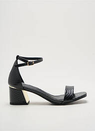 Sandale/pantofi decupați toc de 4 la 6 cm negru XTI femme