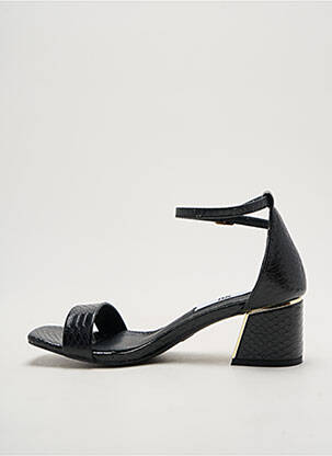 Sandale/pantofi decupați toc de 4 la 6 cm negru XTI femeie