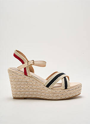 Espadrile toc de 7 la 9 cm bej ELUE PAR NOUS femeie