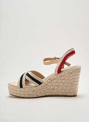 Espadrile toc de 7 la 9 cm bej ELUE PAR NOUS femeie