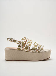 Sandale/pantofi decupați toc de 7 la 9 cm verde VANESSA WU femeie