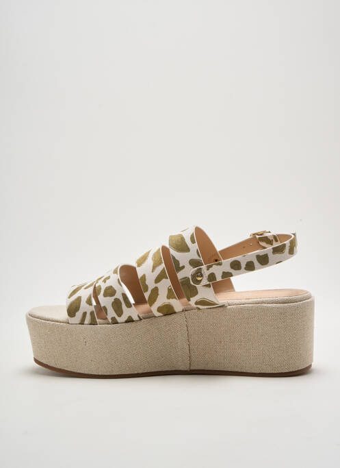 Sandale/pantofi decupați toc de 7 la 9 cm verde VANESSA WU femme