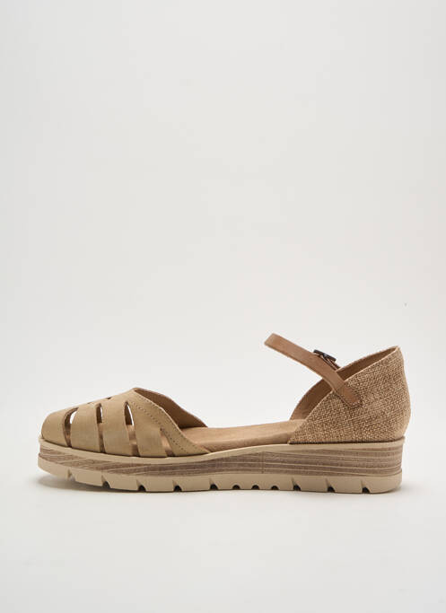 Sandale/Pantofi decupați bej PORRONET femeie