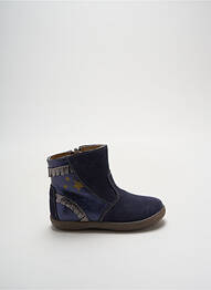 Botine/ghete material neted platformă albastru NOËL fille