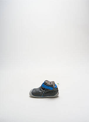 Ghete material neted vârf rotund gri BABYBOTTE băiat