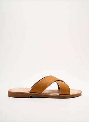 Mulete/Saboți maro LES SPARTIATES PHOCEENNES femeie