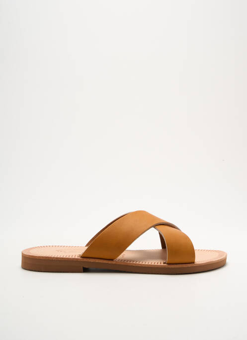 Mulete/Saboți maro LES SPARTIATES PHOCEENNES femeie