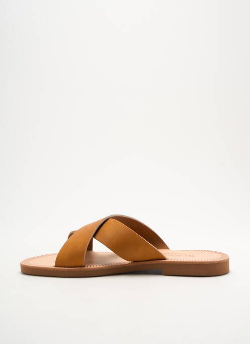 Mulete/Saboți maro LES SPARTIATES PHOCEENNES femeie