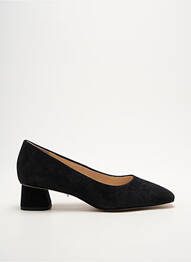 Pantofi cu toc nubuc toc de 4 la 6 cm negru HOGL femme