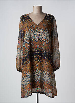 Rochie midi maro LE PETIT BAIGNEUR femeie