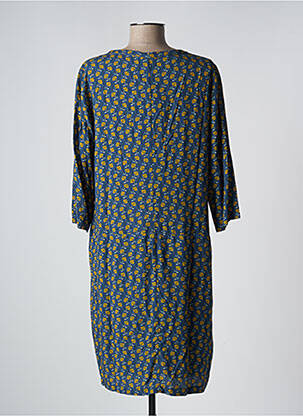Rochie midi mâneci 3/4 mâneci 3/4 albastru MAE MAHE femeie