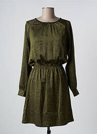 Rochie midi mâneci lungi mâneci lungi verde FREEMAN T.PORTER femeie
