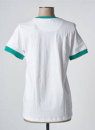 Tricou croială dreaptă mâneci scurte alb LOIS femeie