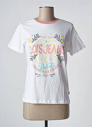 Tricou alb LOIS femeie