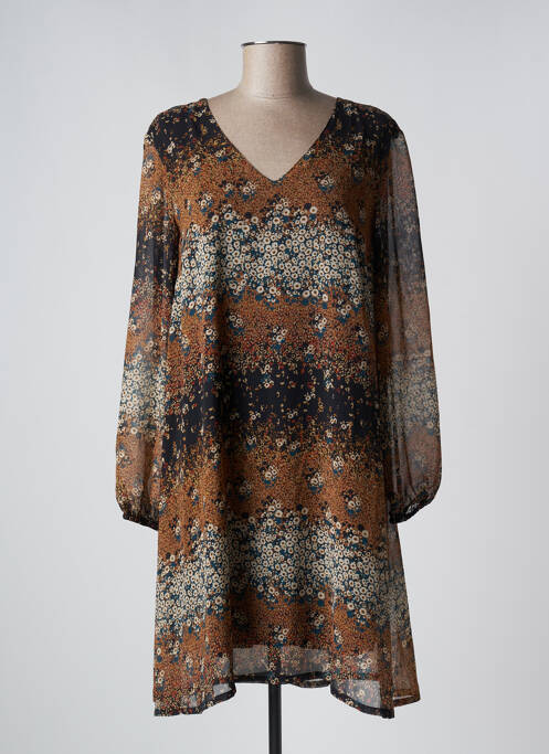 Rochie midi maro LE PETIT BAIGNEUR femeie