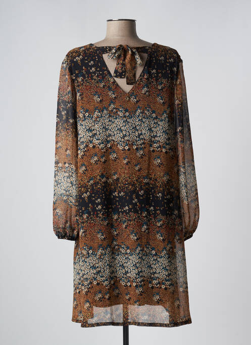 Rochie midi maro LE PETIT BAIGNEUR femeie