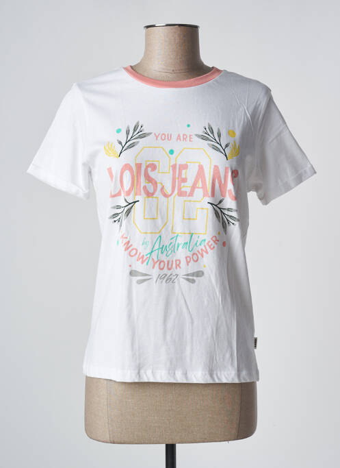 Tricou alb LOIS femeie
