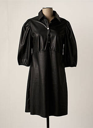 Rochie midi mâneci 3/4 mâneci 3/4 negru ESQUALO femeie