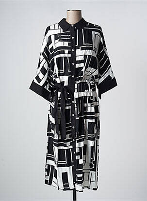 Rochie midi negru FRACOMINA femeie