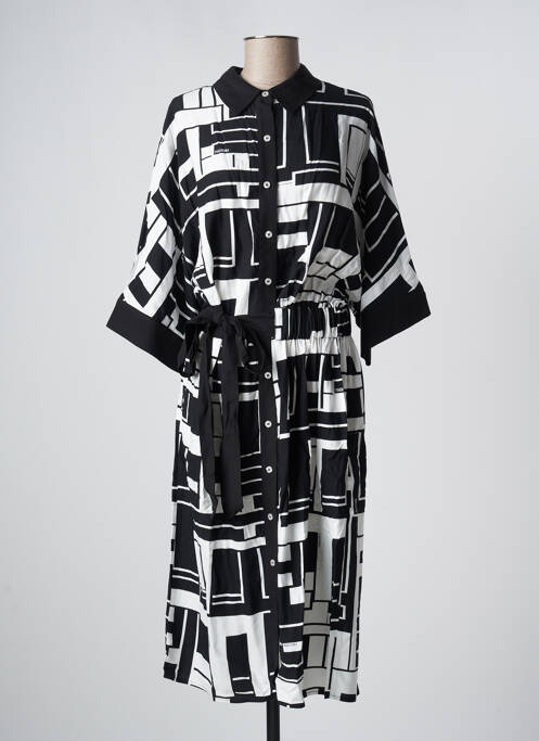 Rochie midi negru FRACOMINA femeie