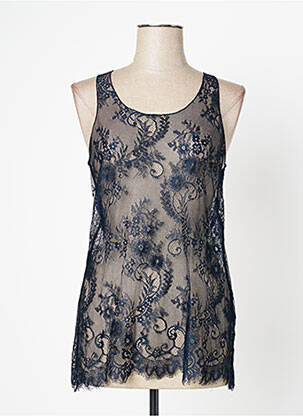 Top albastru LAUREN VIDAL femeie