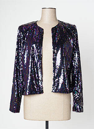 Jachete casual guler rotund violet SURKANA femeie
