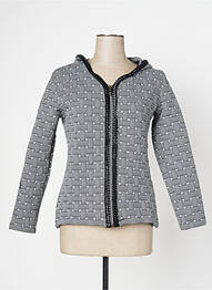 Jachete casual guler rotund negru LO! LES FILLES femeie