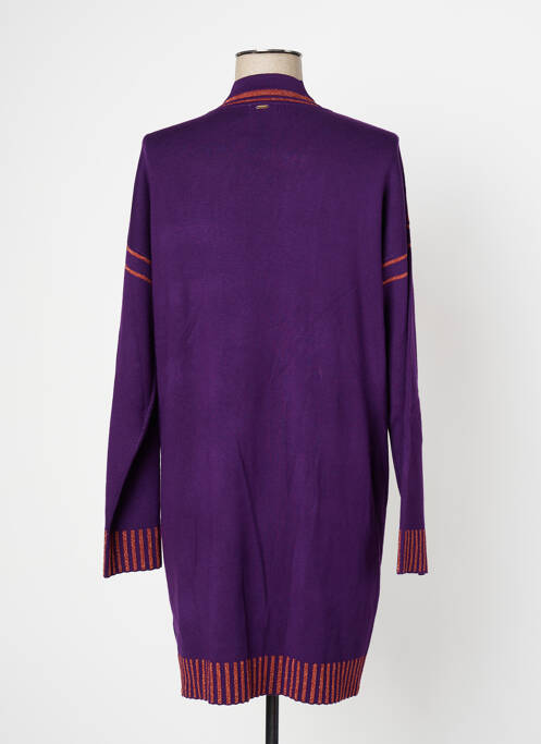 Vestă cu mâneci lungi violet FRACOMINA femeie