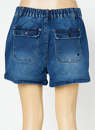 Șort țesătură denim talie înaltă albastru WAXX femeie