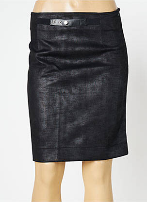 Fustă midi negru LO! LES FILLES femeie