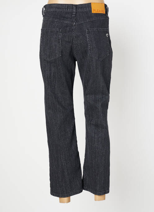 Blugi cu croială dreaptă gri PLEASE femeie